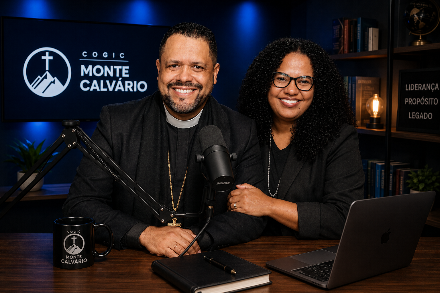 Bispo Eneas Francisco e Lady Vand Pires